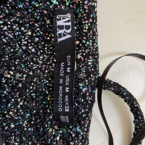 Zara Cut Out Mini Dress Medium - Picture 4 of 10